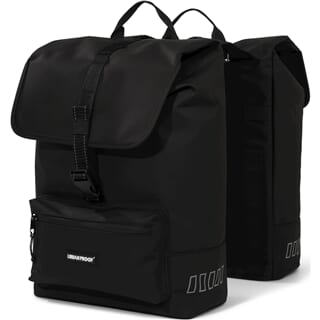 UrbanProof Mála rothar dúbailte lasta uirbeach 38 lítear dubh