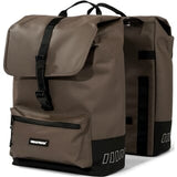 Urbanproof urbanfast laster dobbelt cykelpose 38 liter brun