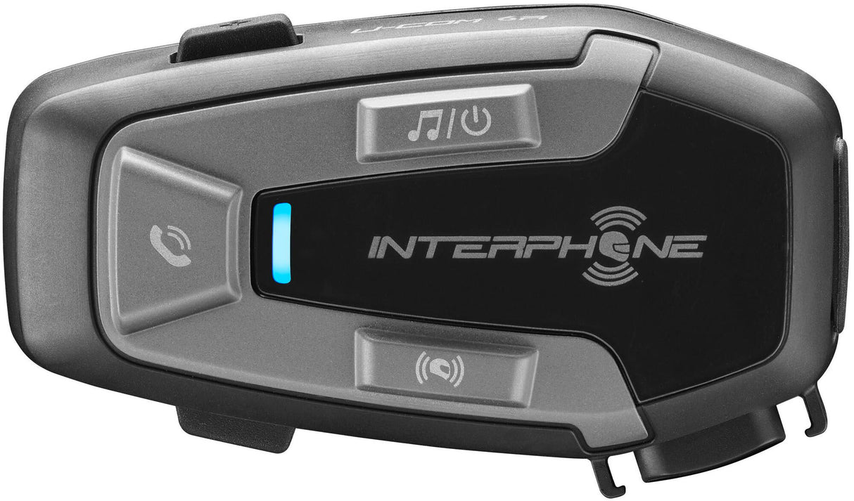 Interphone helmet communication system u-com 6 r helmet com.system interp. u-com 6r single kit