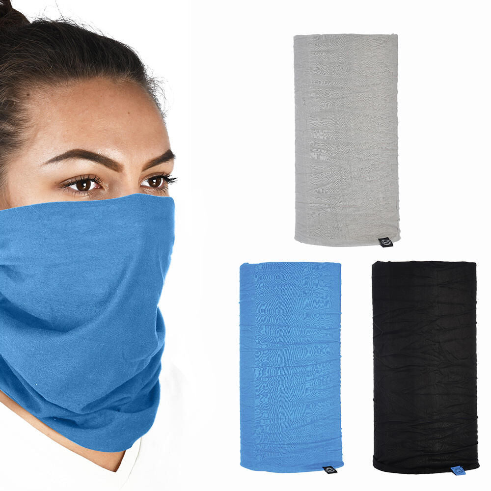 Oxford multi-function cloths comfy neckerchief comfy blue black grey 3-pack