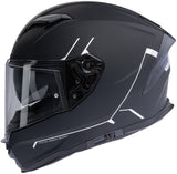 Spec-x integraalhelm sx-82.03 r2 stinger helmet sx-82.03 r2 black matt grey m pin rea