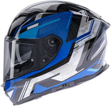 Spec-x integraalhelm sx-82.03 r1 stinger helmet sx-82.03 r1 bl black white s pin read