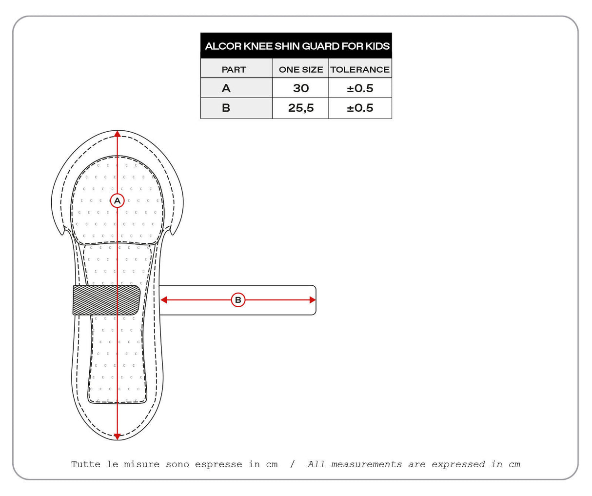 Ufo plast knee protection alcor kids knee protector ufo alcor black