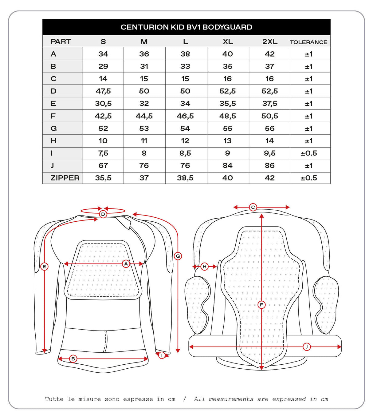 Ufo pees children's protec. shirt centurion bv1 black l