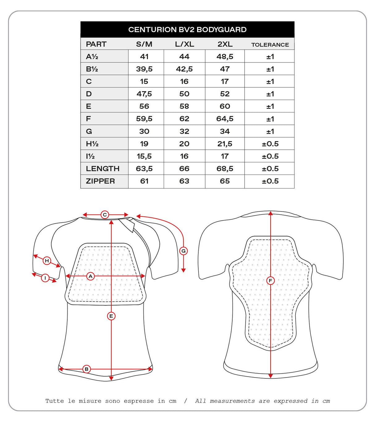 Ufo plast beschermershirt centurion bv2 protector shirt ufo bv2 centurion black l xl