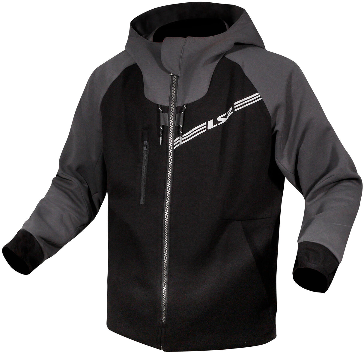 Ls2 jas throttle jacket throttle man black dark gray l