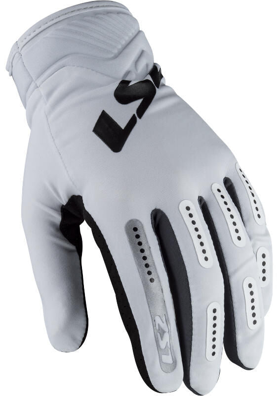 Ls2 gloves bend man glove bend man white grey l