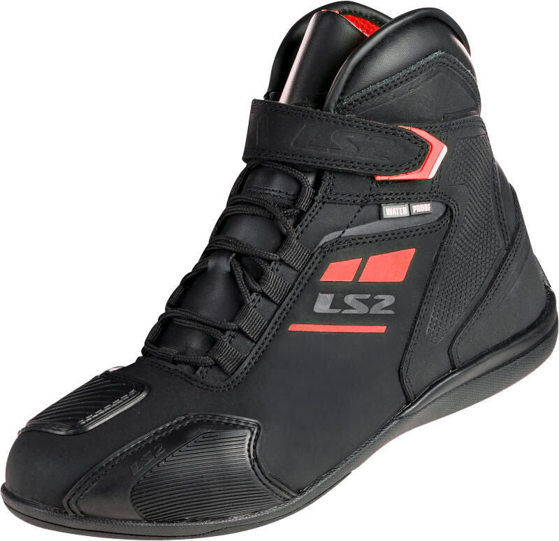 Ls2 laars garra wp lady boots garra lady wp black red 40