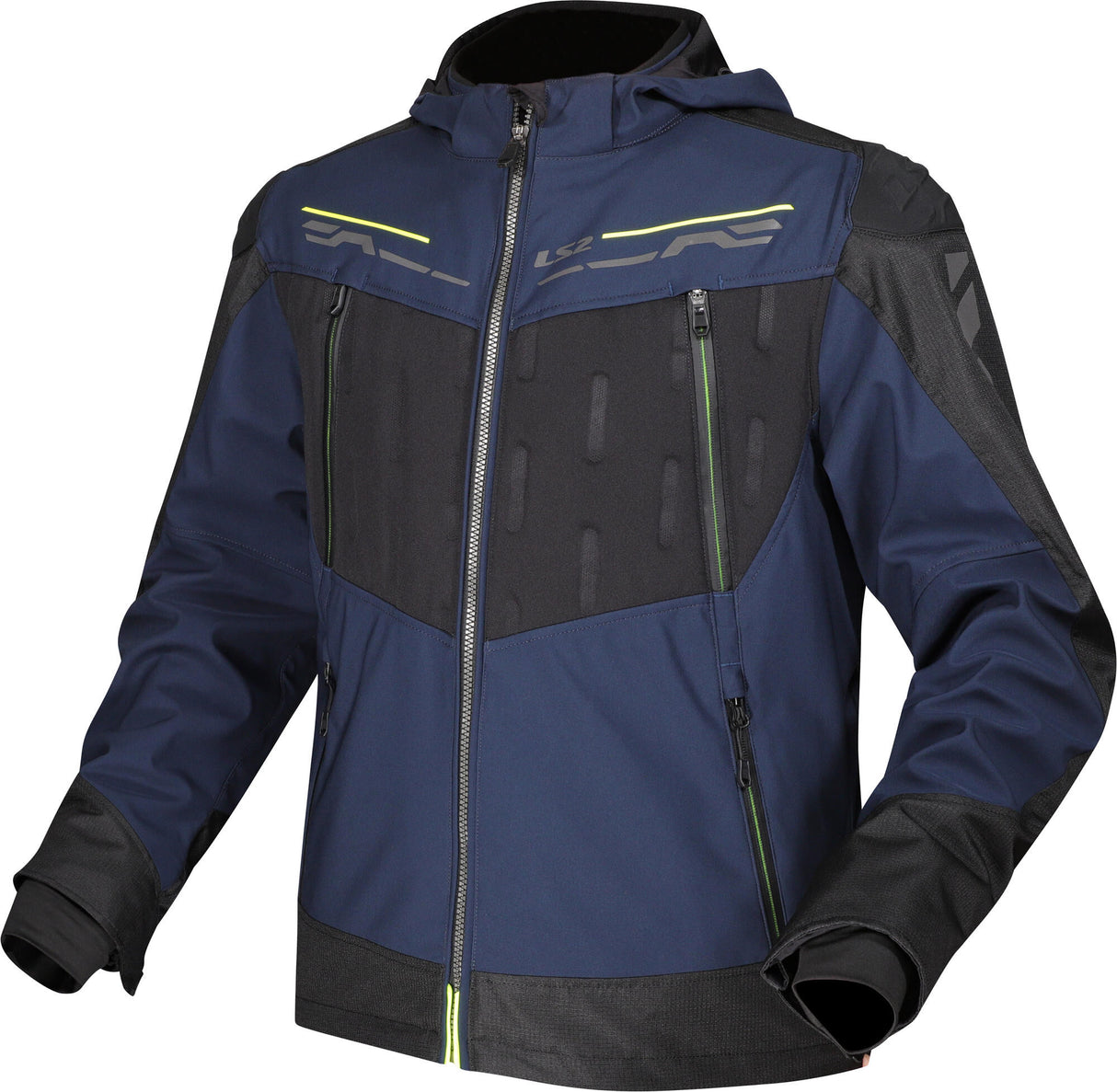 Ls2 zirconium jacket jacket zirconium herr blue black neon yellow l