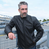 Oxford leather jacket walton jacket walton leather black xl