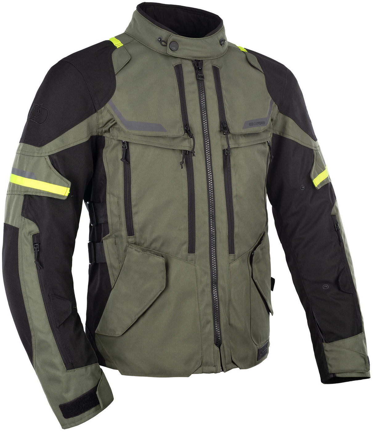 Oxford jas rockland jacket rockland brown bw yellow gr. 3xl