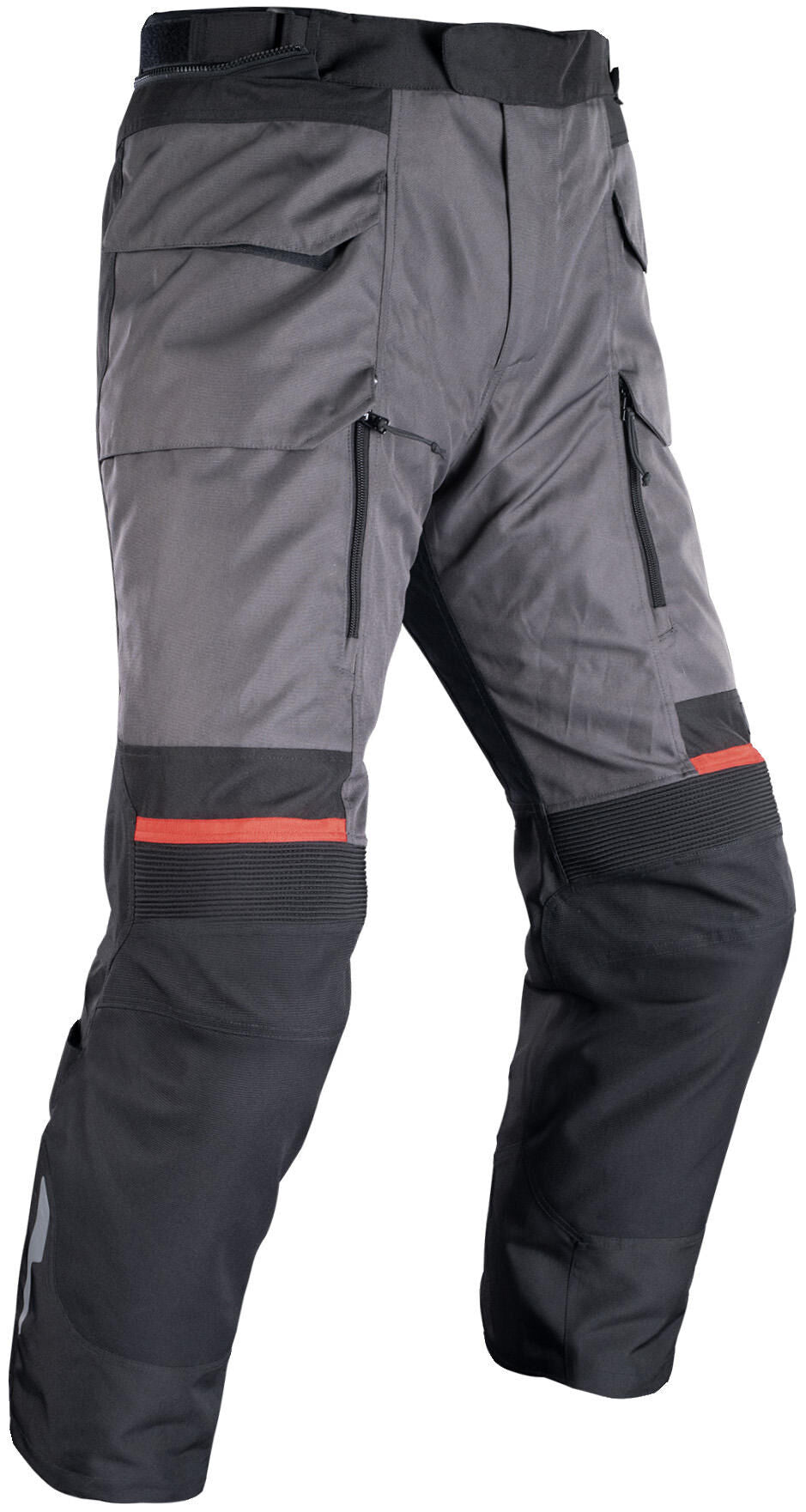 Oxford broek rockland trousers rockland gray bw red long gr. m