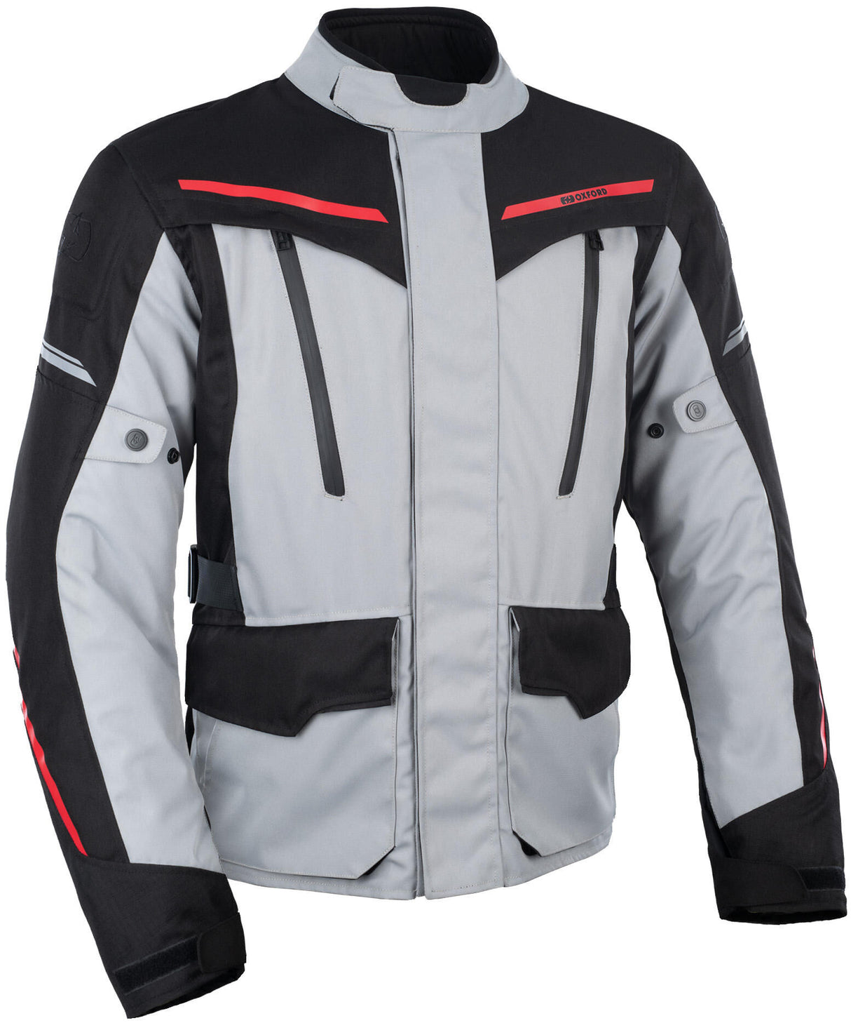 Oxford metro 2.0 jas jacket metro 2.0 gray black red gr. 3xl