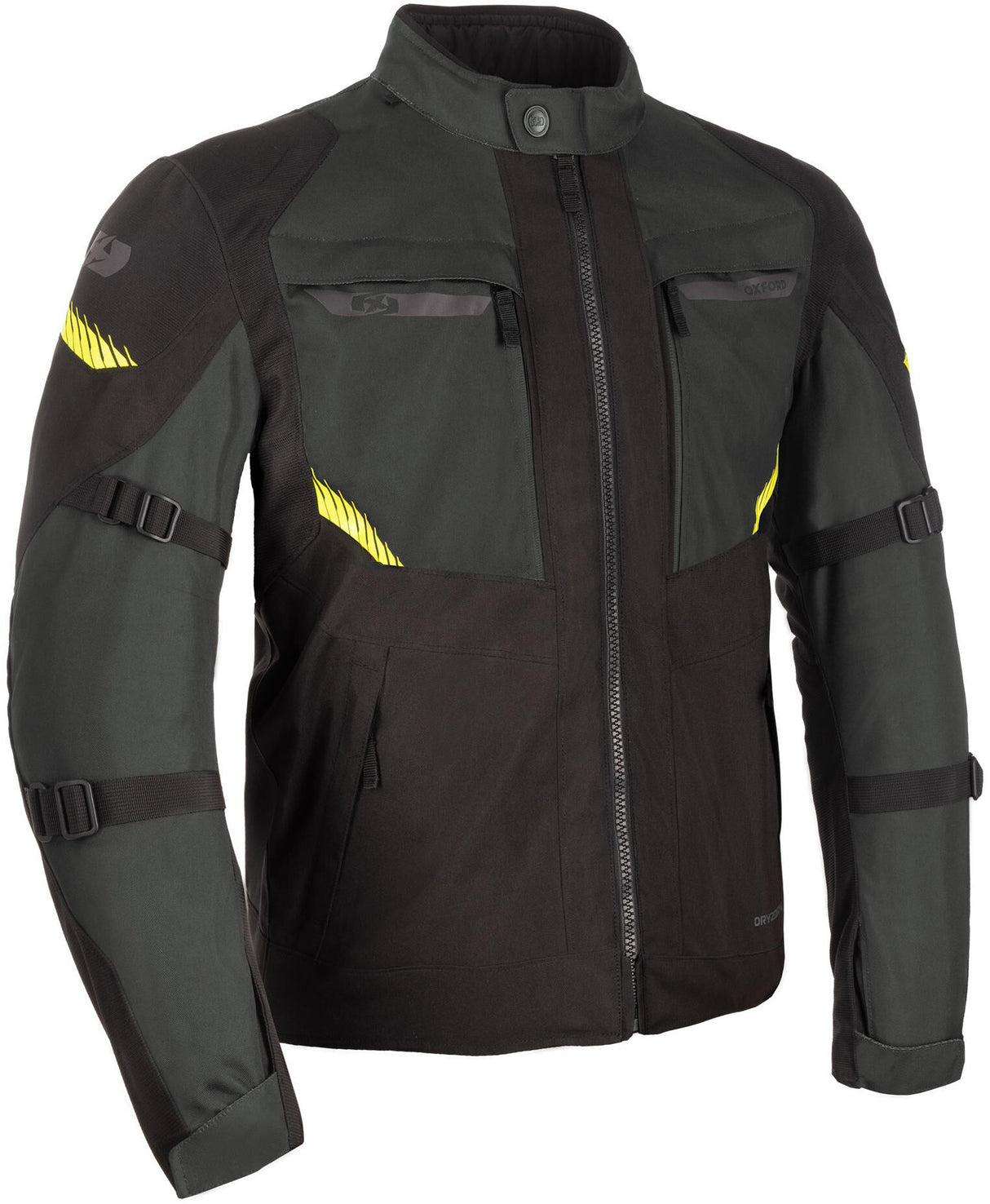 Oxford jas toronto 1.0 jacket toronto 1.0 d2d ms black green fluo m