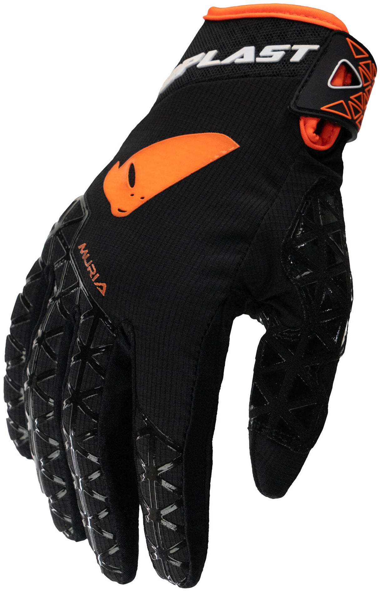 Ufo plast crosshandschoen muria . gloves ufo muria orange black gr. s