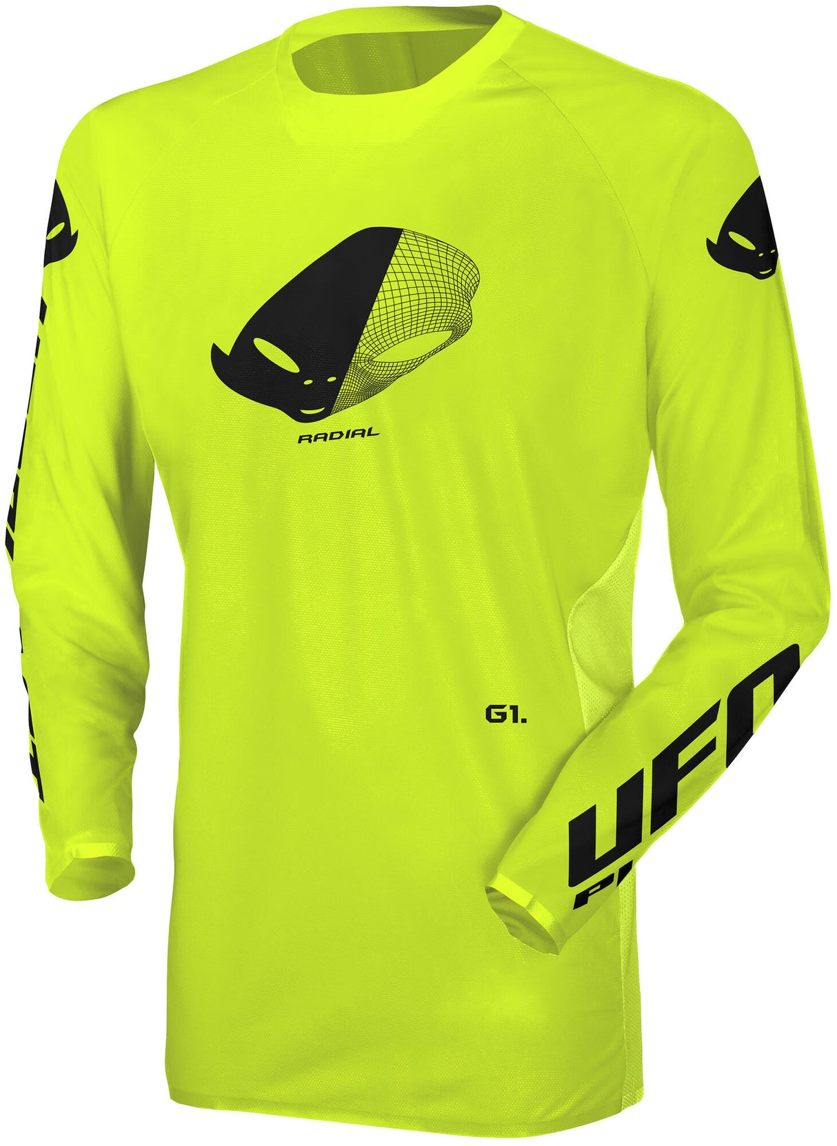 Ufo plast jersey mx radial mx jersey ufo radial neon yellow gr. m