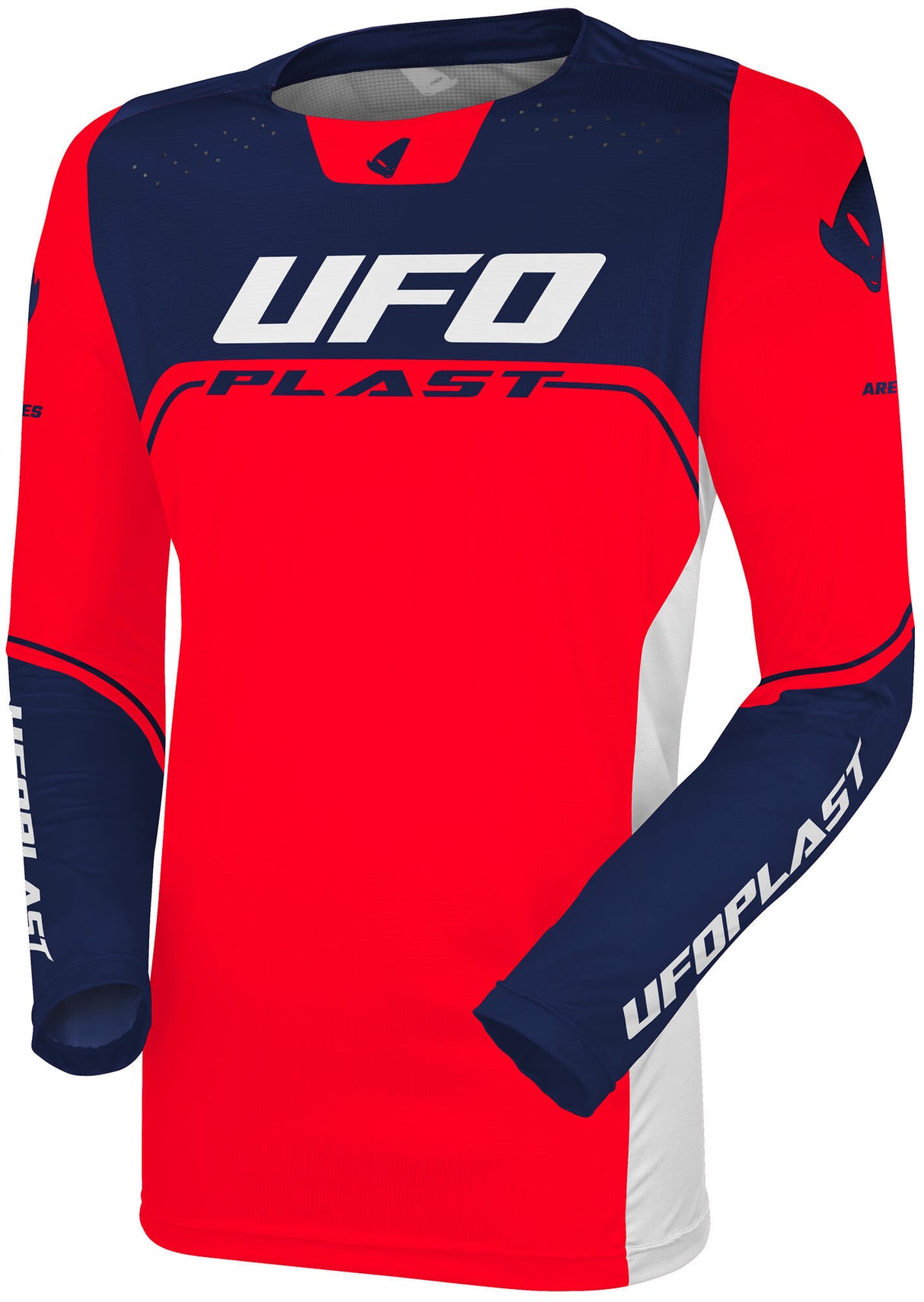 Ufo plast jersey ares kids children's jersey ufo are red blue gr. xxs