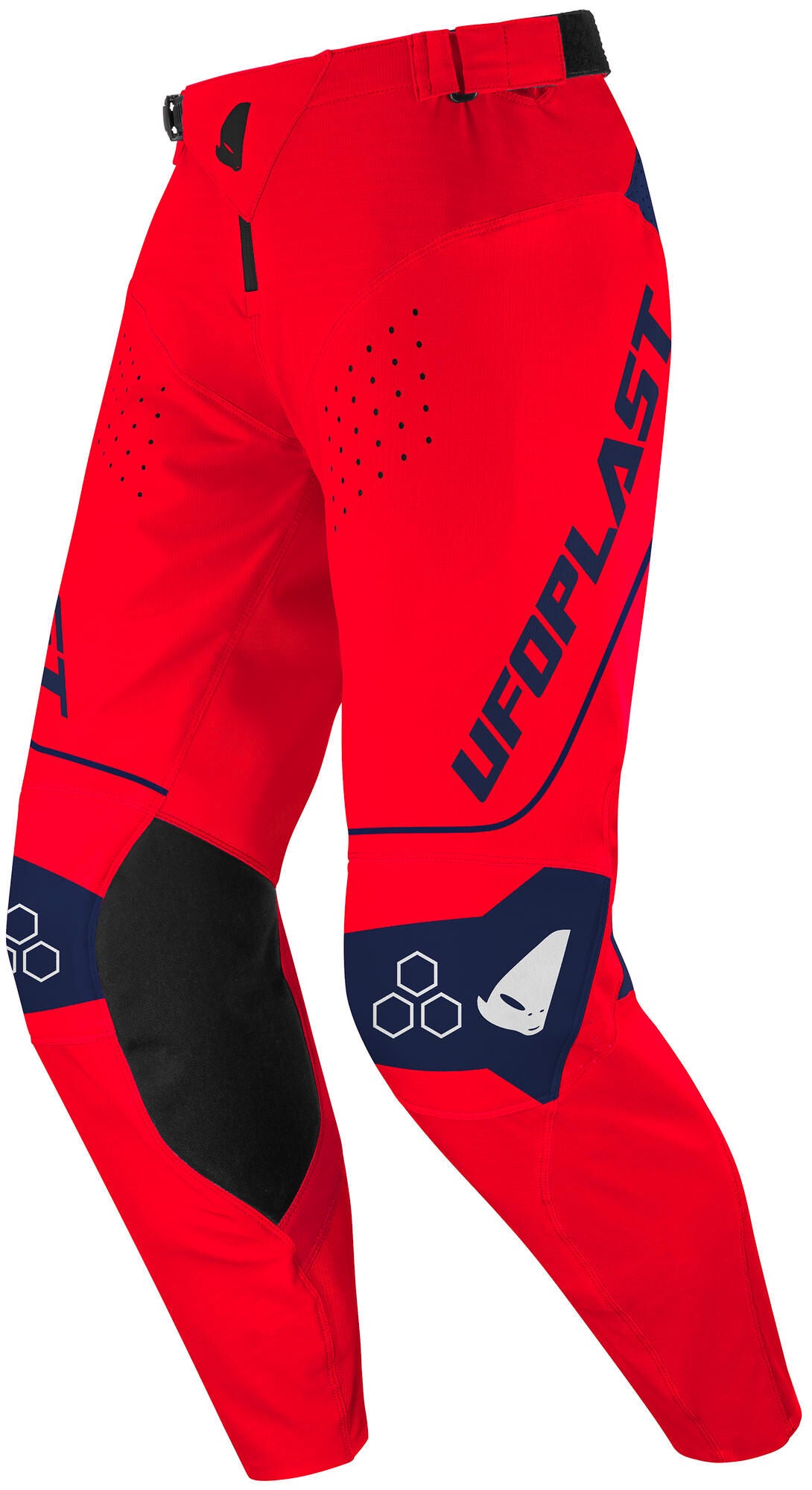 Ufo plast mx ares broek mx trousers ufo ares red blue gr. 48