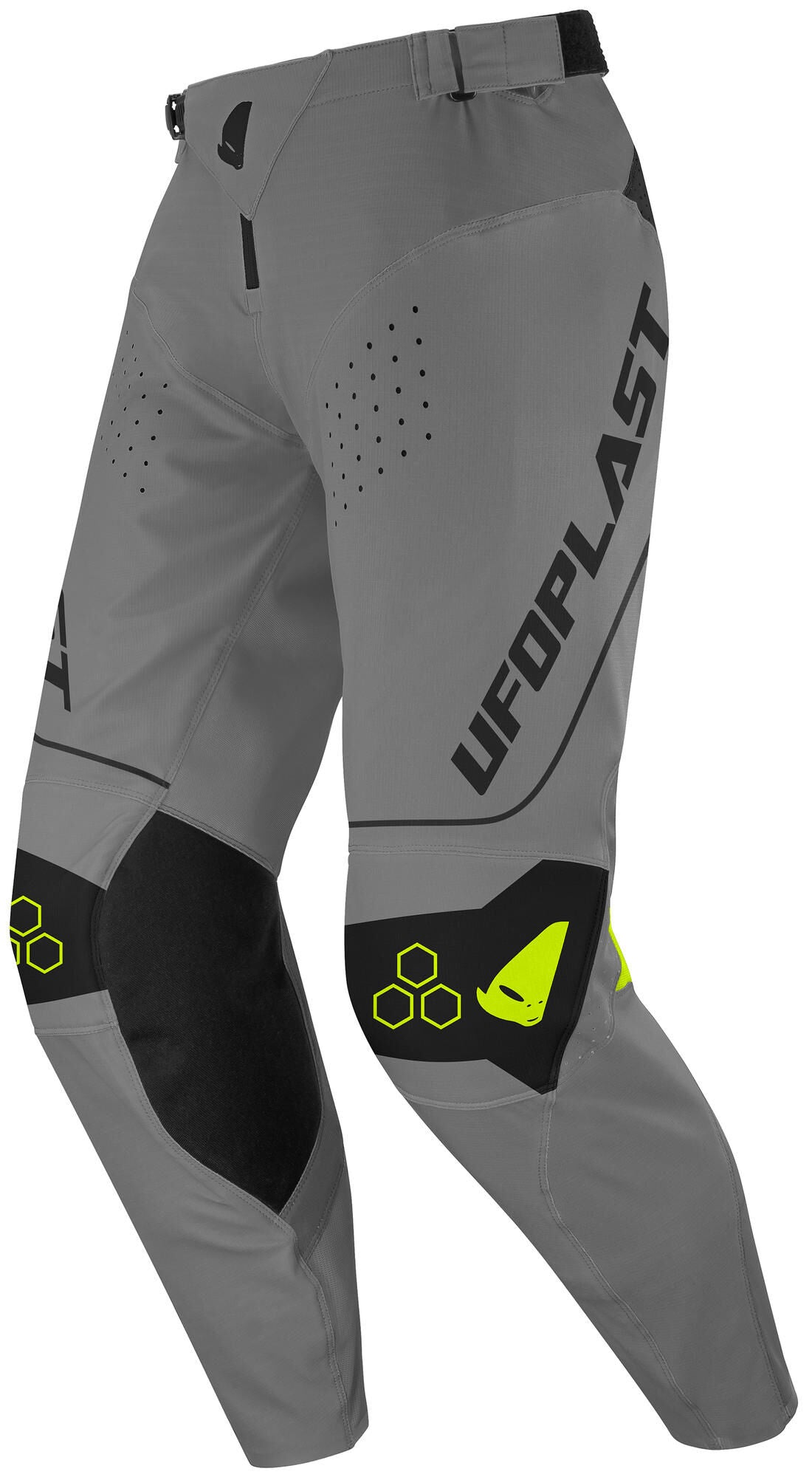 Ufo plast mx ares broek mx trousers ufo ares gray black size 52