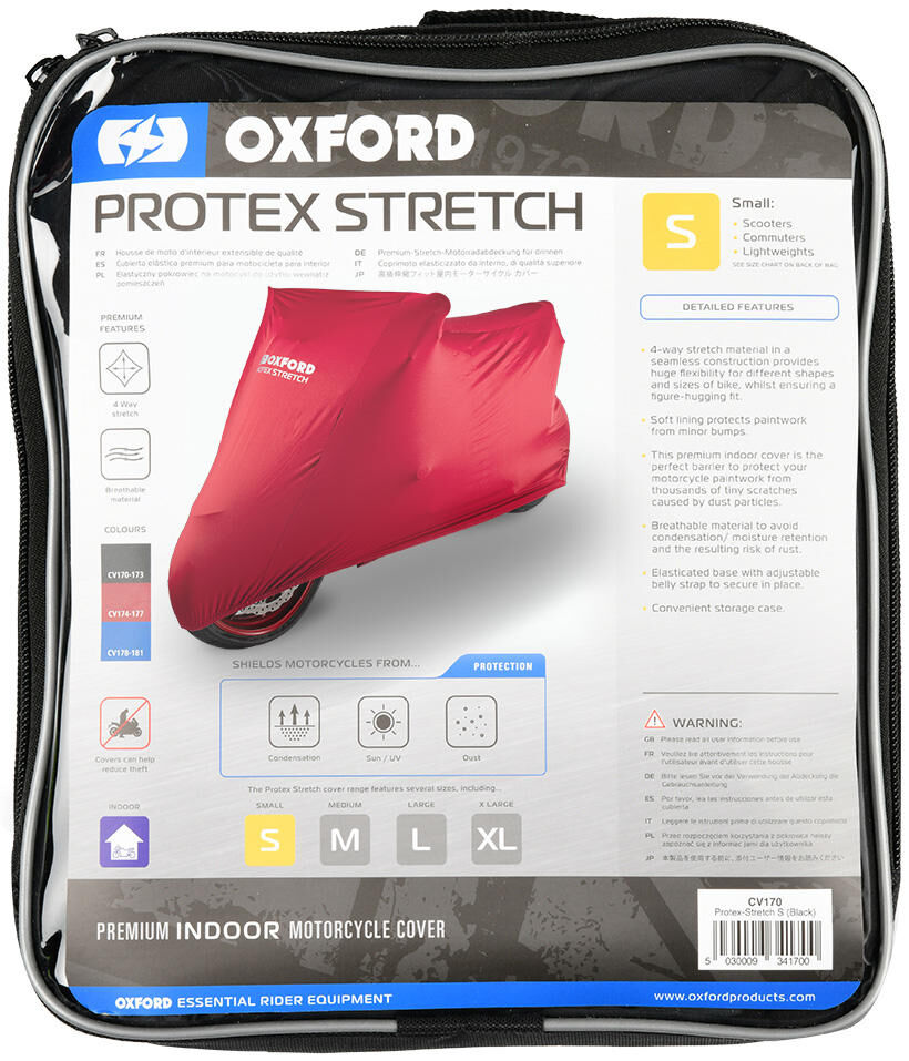 Oxford vouwgarage voor binnen protex protex bike covers stretch indoor xl red