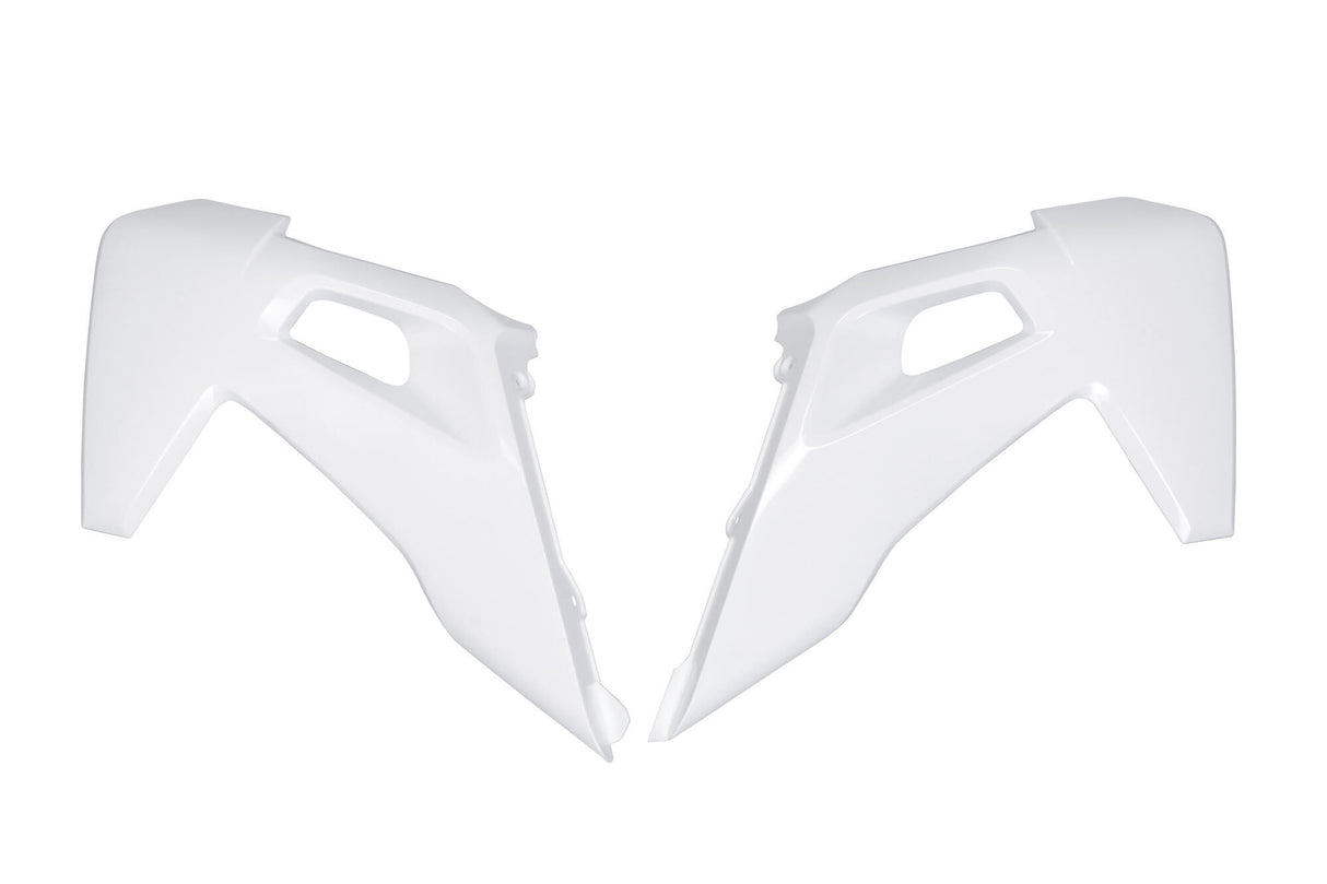 Ufo plast radiator cover radiator covers ufo husqvarna white