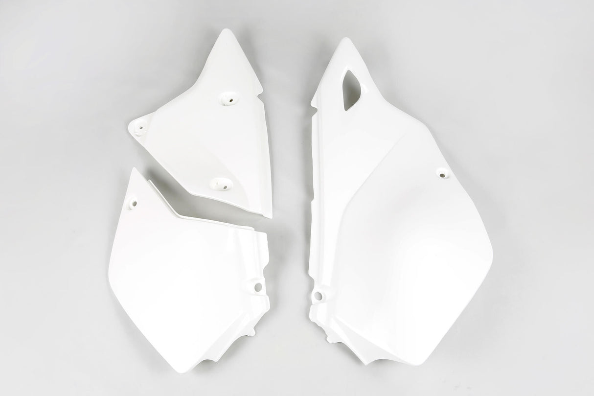 Ufo plast zijkappen side covers ufo kawasaki white