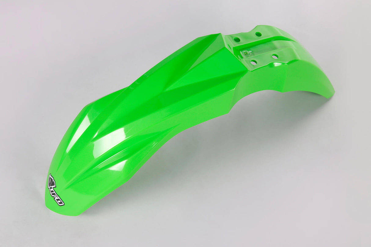 Ufo plast spatbord front mudguard ufo kawasaki green