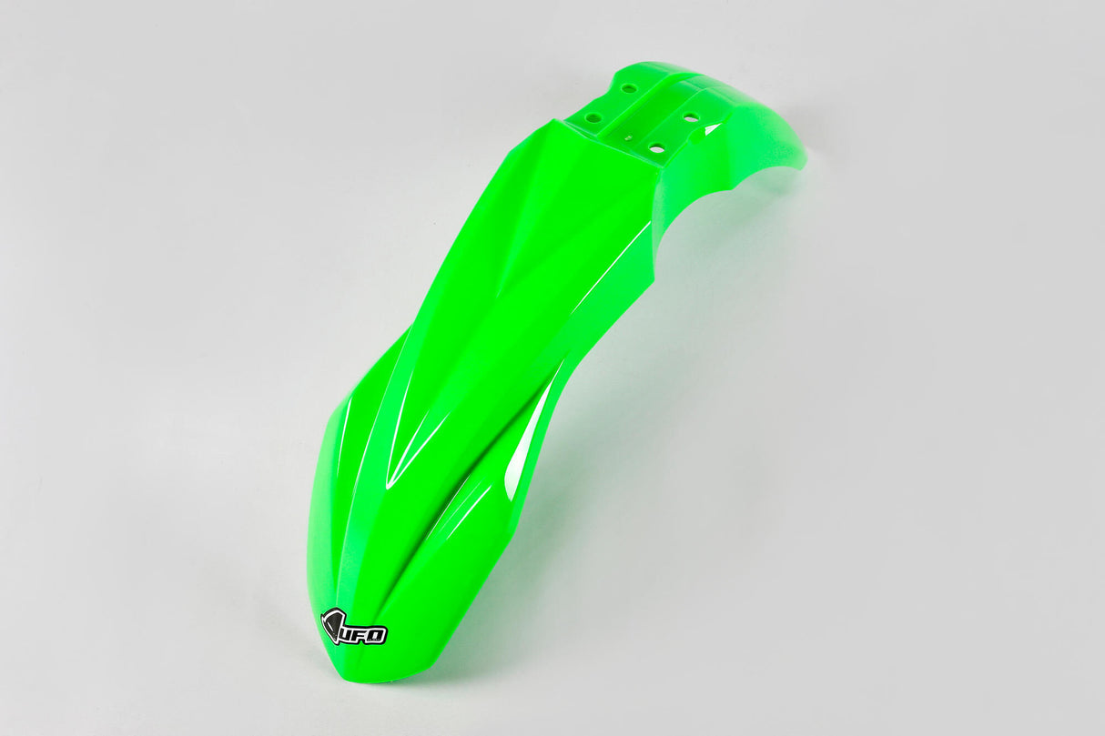 Ufo plast spatbord front mudguard ufo kawasaki green
