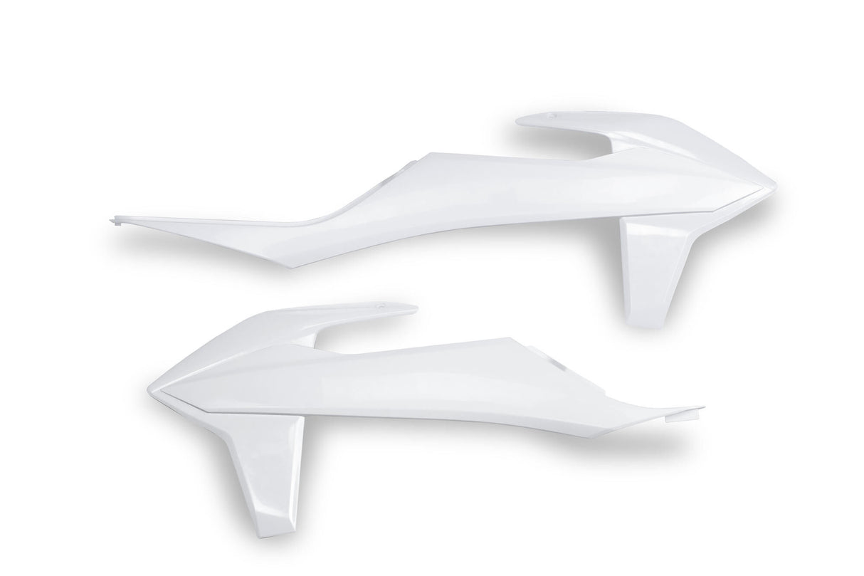 Ufo plast radiateurafdekking radiator covers ufo ktm white