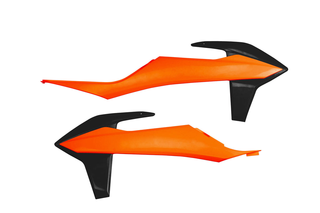 Ufo plast radiator cover radiator covers ufo ktm orange black