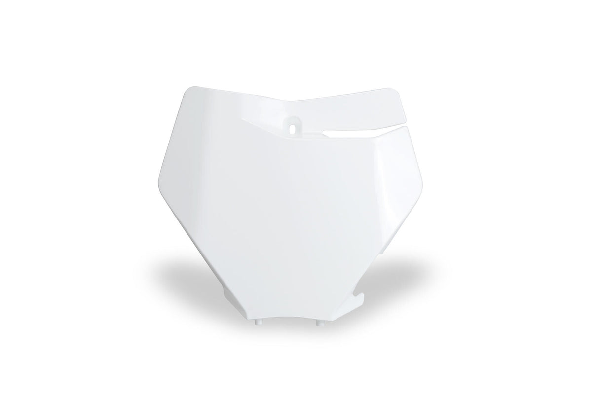 Ufo plast start number plate start number plate ufo ktm white