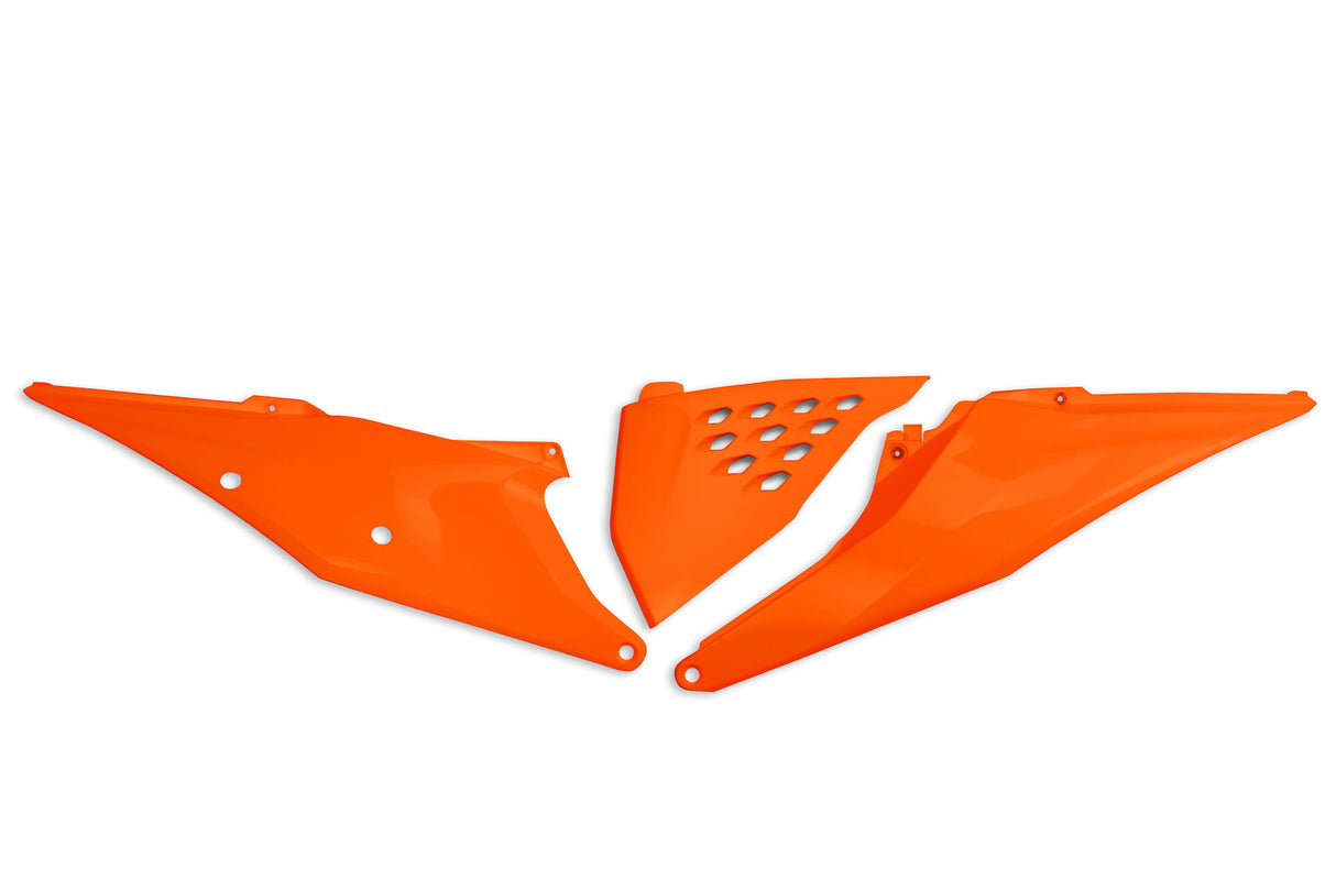 Ufo plast zijkappen side covers ufo ktm orange