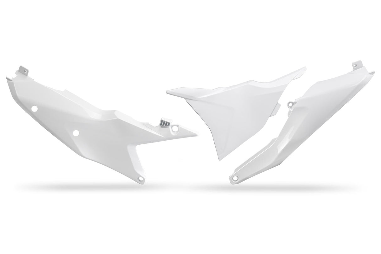 Ufo plast zijkappen side covers ufo ktm white