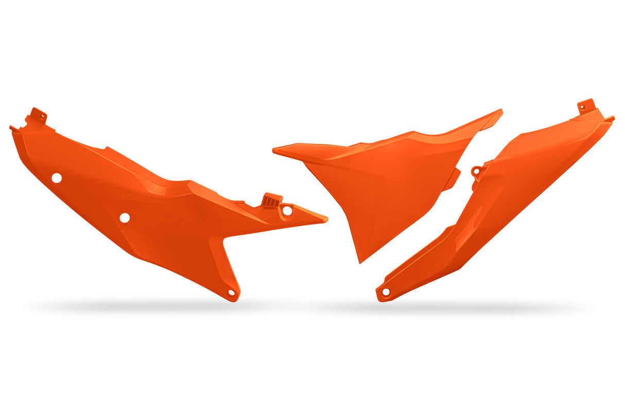 Ufo plast zijkappen side covers ufo ktm orange