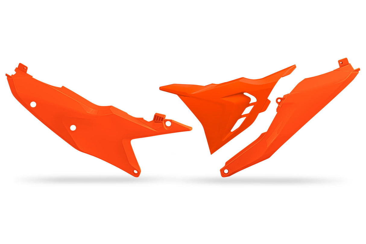 Ufo plast zijkappen side covers ufo ktm orange