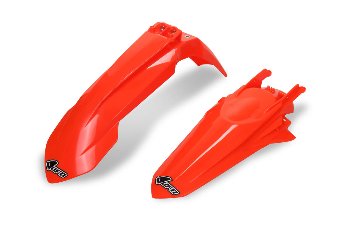 Ufo plast spatbordset mudguard set ufo ktm orange