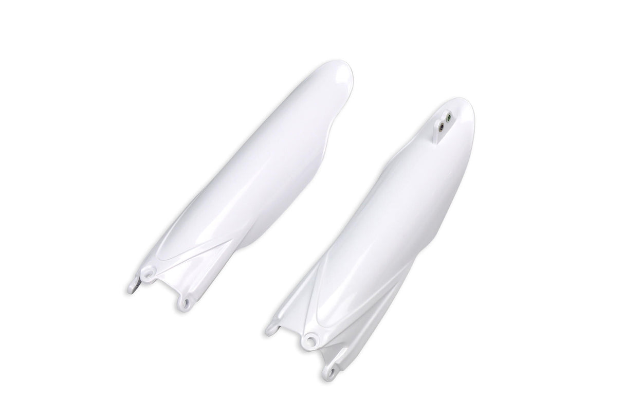 Ufo plast voorvork bescherming fork protectors ufo yamaha white