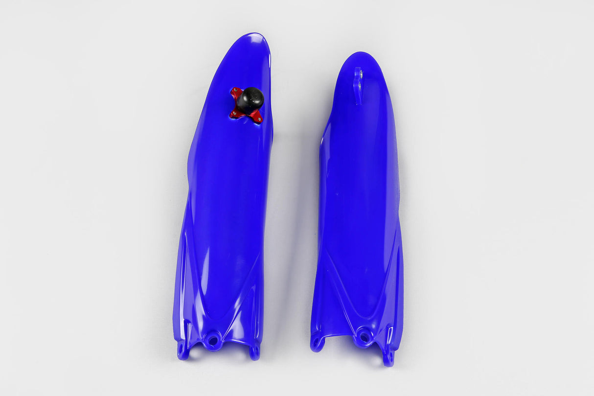 Ufo plast voorvork bescherming fork protectors ufo yamaha blue