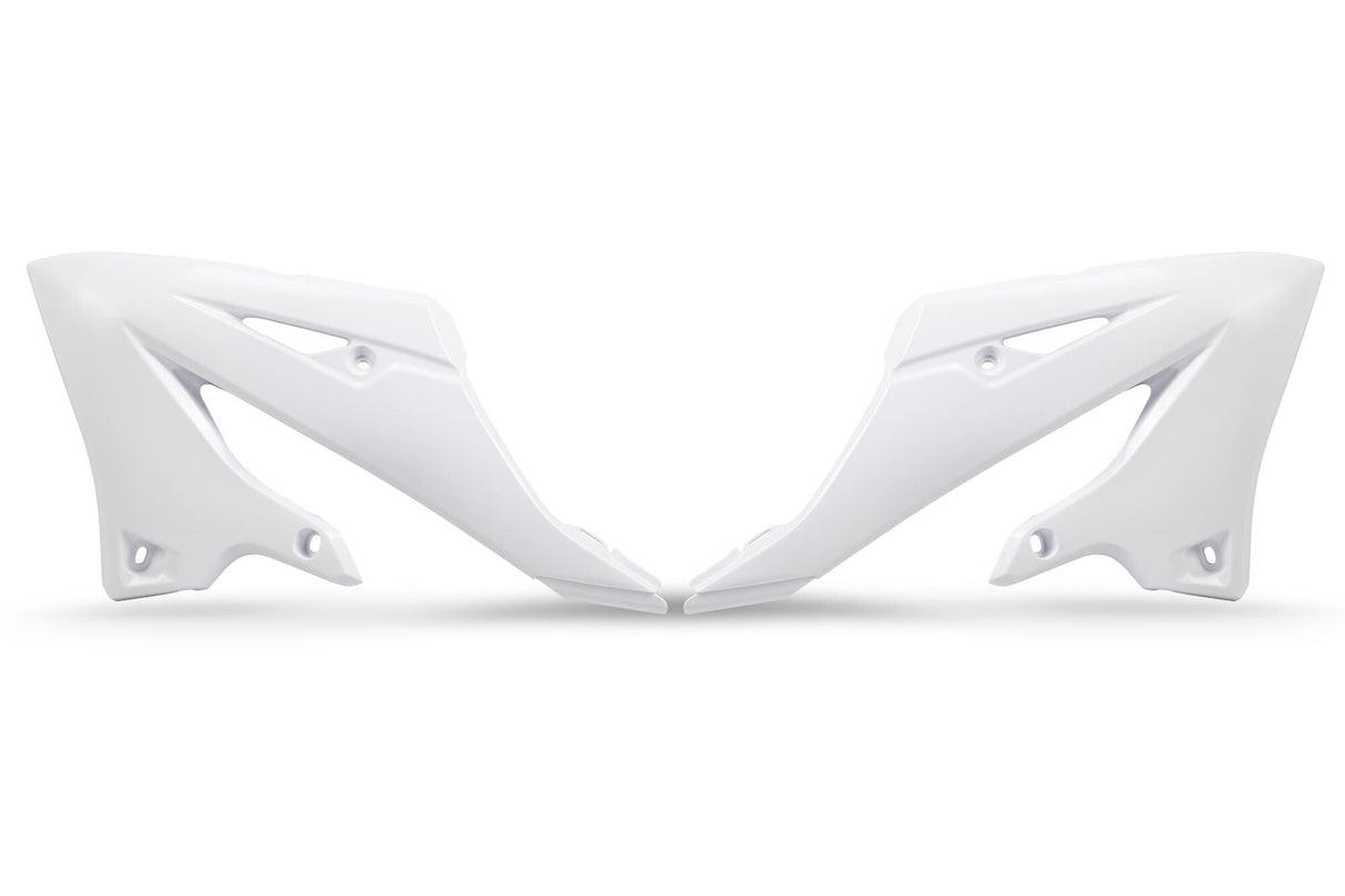 Ufo plast radiator cover radiator covers ufo yamaha white