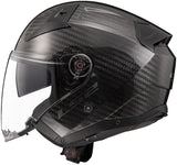 Ls2 jethelm of603 infinity ii carbon solid helmet of603 infi. ii carbon solid l