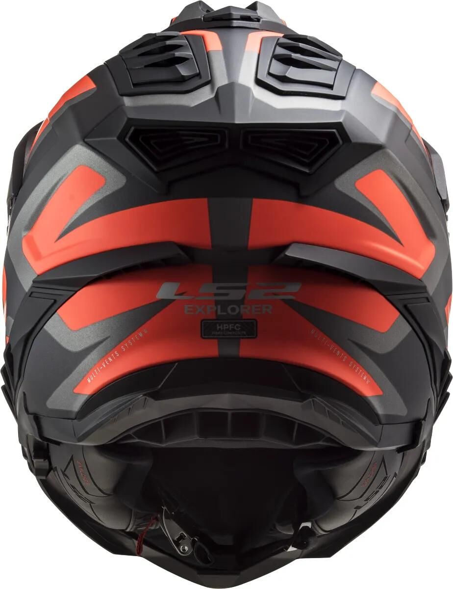 Ls2 enduro helmet mx701 explorer alter, removable and washable, rescue cheek pads, micrometric closure, removable helmet top, preparation for helmet communication, pinlock 70 maxvision™. helmet mx701 explorer alter xl bl. or matt