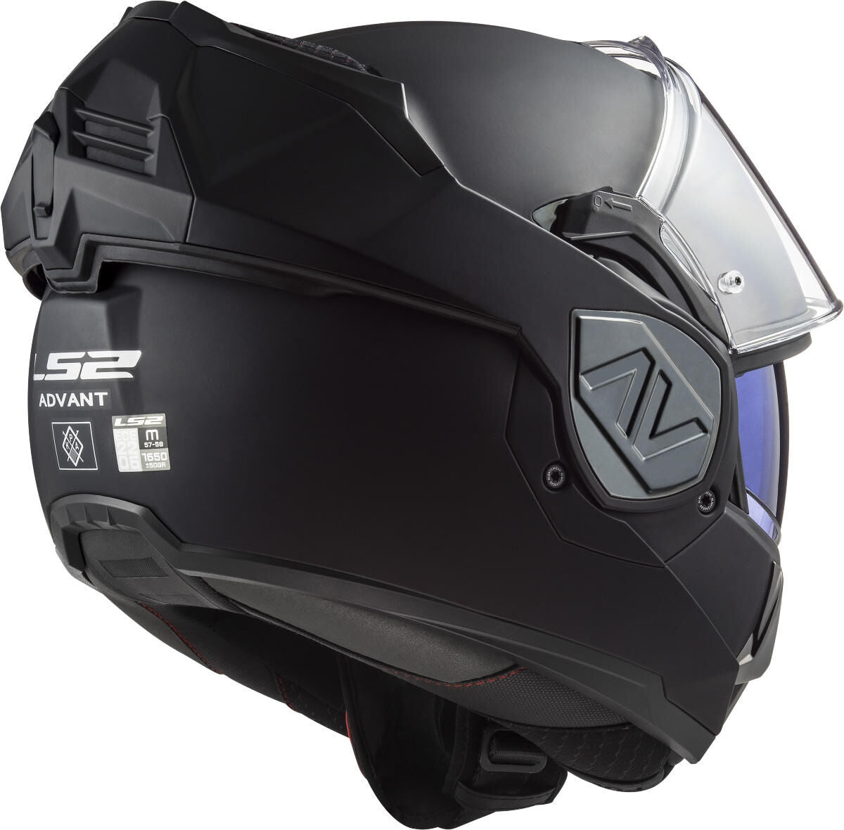 Ls2 opklaphelm ff906 advant solid helmet advant black gr. l
