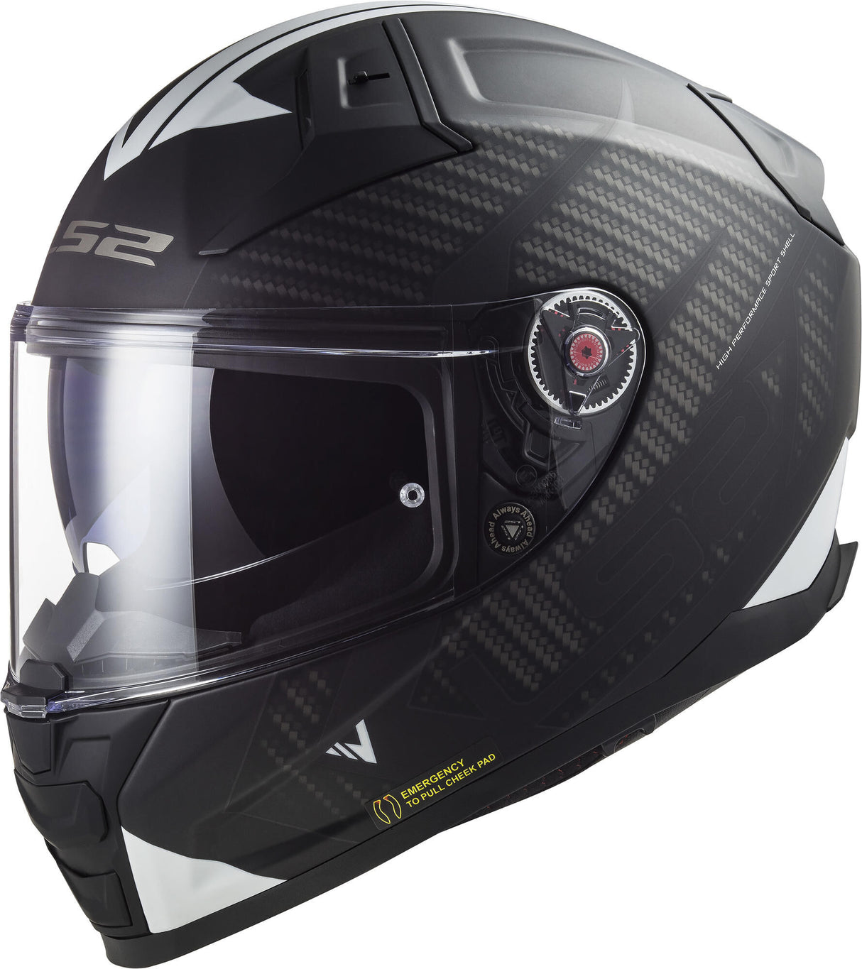 Ls2 integraalhelm ff811 vector ii splitter helmet ff811 vect. ii spl. l bl white