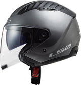 Ls2 of600 copter ii solid jethelm helmet of600 copt. ii solid xl titanium