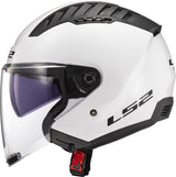 Ls2 of600 copter ii solid jethelm helmet of600 copt. ii solid s white