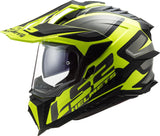 Ls2 endurohelm mx701 explorer alter , uitneembaar en wasbaar, rescue wangkussentjes, micrometrische sluiting, verwijderbare helmtop, voorbereiding voor helmcommunicatie, pinlock 70 maxvision™. helmet mx701 explorer alter m bl. yel.matt