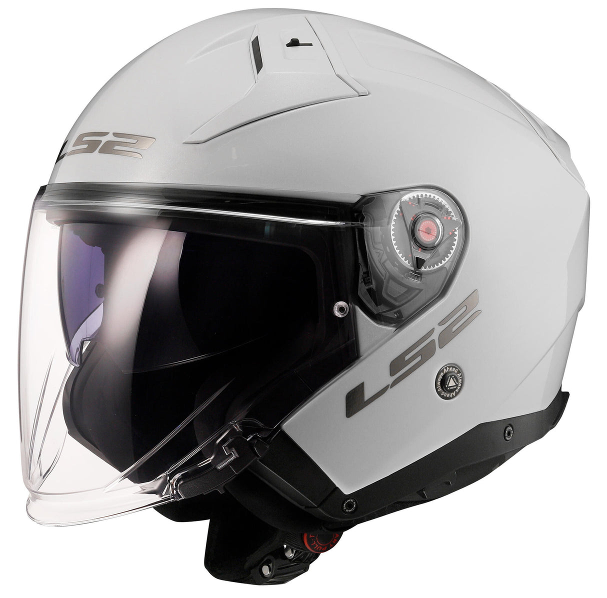 Ls2 jethelm of603 infinity ii helmet of603 infi. ii solid m white