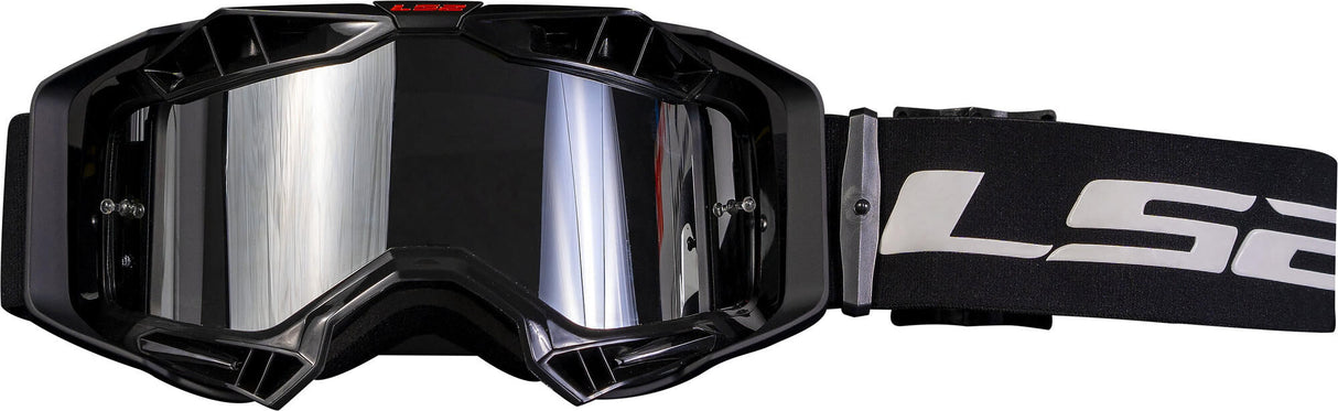 Ls2 aura pro motocross goggles glasses aura pro black