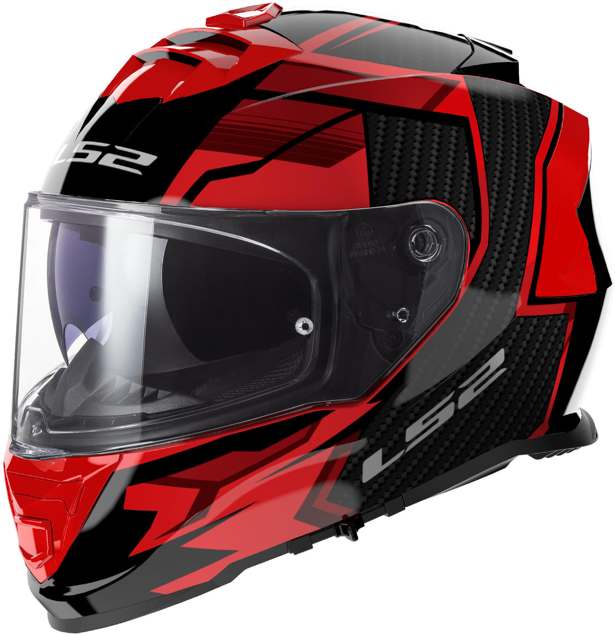 Ls2 full face helmet ff800 storm ii tracker helmet ff800 storm ii tracker xxl black red