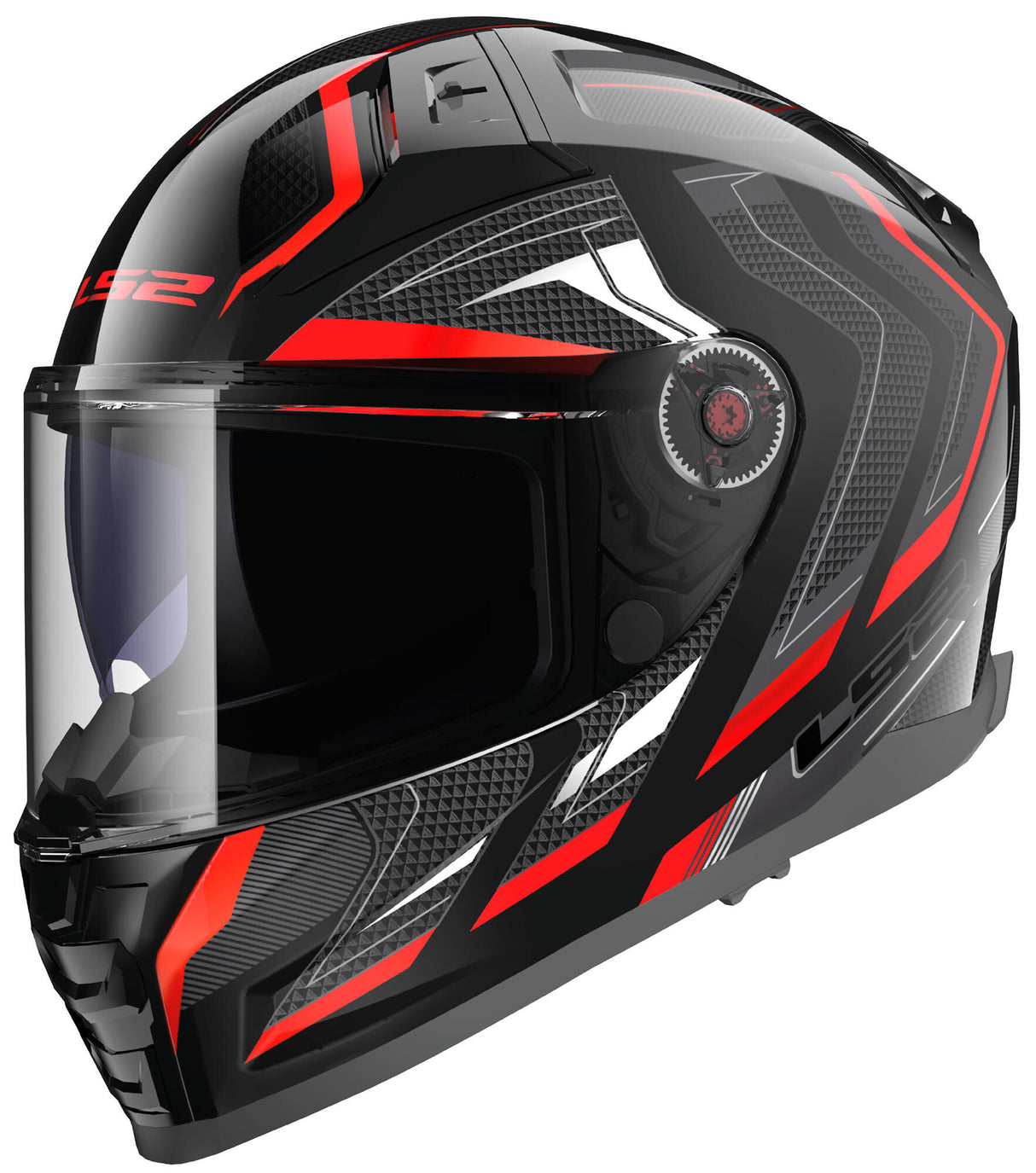 Ls2 full face helmet ff811 vector ii alizer helmet ff811 vect. ii alizer l black red